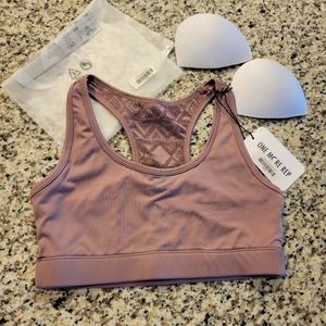 NWT Zyia Dusky Aubergine Bomber bra
